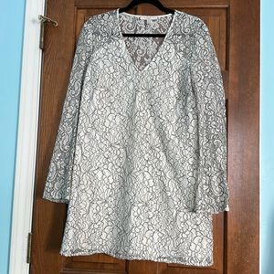 WAYF black and white shift dress